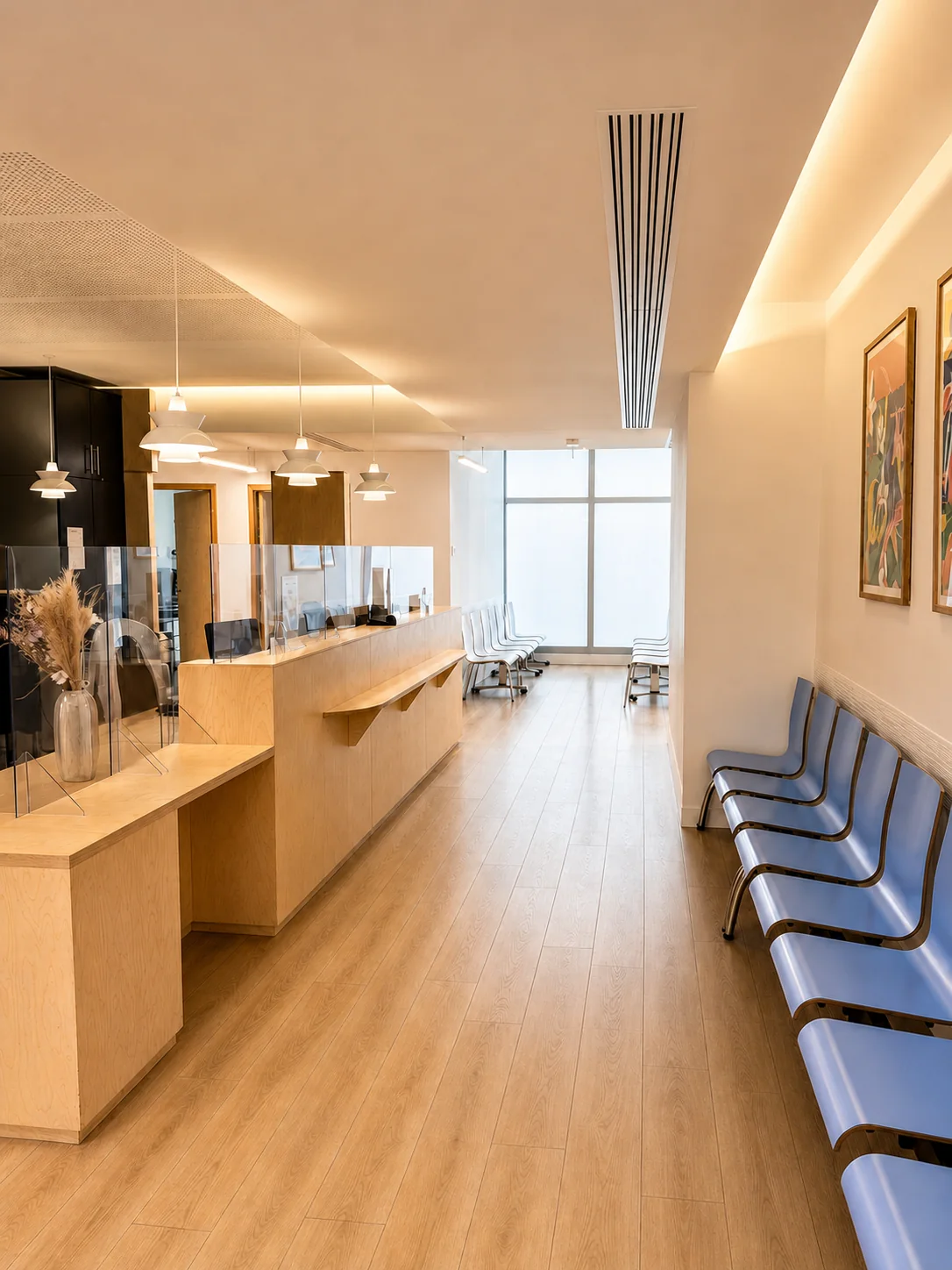 Le secrétariat du Centre Ophtalmologique Allégorie